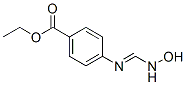 Benzoic acid, 4-[[(hydroxyamino)methylene]amino]-, ethyl ester (9CI) Struktur