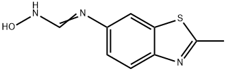 Methanimidamide, N-hydroxy-N-(2-methyl-6-benzothiazolyl)- (9CI) Struktur