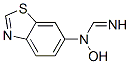 Methanimidamide, N-6-benzothiazolyl-N-hydroxy- (9CI) Struktur