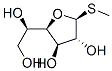 .beta.-D-Glucofuranoside, methyl 1-thio- Struktur