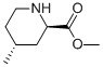 2-Piperidinecarboxylicacid,4-methyl-,methylester,(2R,4R)-rel-(9CI) Struktur