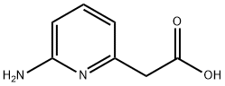 2-Pyridineacetic acid, 6-amino- (9CI) Struktur