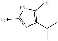 1H-Imidazol-4-ol, 2-amino-5-(1-methylethyl)- (9CI) Struktur