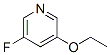 Pyridine, 3-ethoxy-5-fluoro- (9CI) Struktur