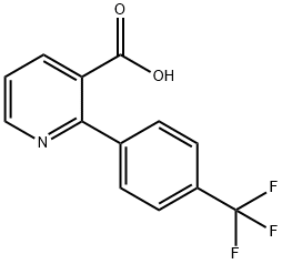 2-(4-TRIFLUOROMETHYLPHENYL)NICOTINIC ACID Struktur