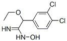 2-(3,4-Dichlorophenyl)-2-ethoxy-N1-hydroxyacetamidine Struktur