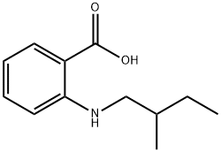 Benzoic acid, 2-[(2-methylbutyl)amino]- (9CI) Struktur