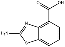 4-Benzothiazolecarboxylicacid,2-amino- Struktur