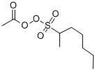 acetyl-sec-heptylsulphonyl peroxide Struktur