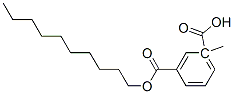 Isophthalic acid 1-decyl 3-methyl ester Struktur