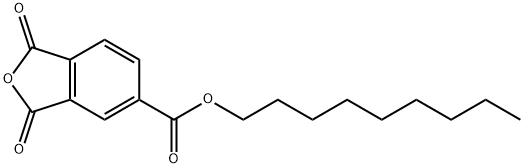 4-(Nonyloxycarbonyl)-1,2-benzenedicarboxylic anhydride Struktur