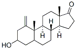 3-hydroxy-1-methyleneandrostan-17-one Struktur