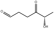 2,3,6-Trideoxy-L-glycero-4-hexosulose Struktur