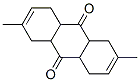 2,6-dimethyl-1,4,4a,5,8,8a,9a,10a-octahydroanthracene-9,10-dione Struktur