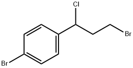 1-BroMo-4-(3-broMo-1-chloropropyl)benzene Struktur