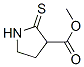 3-Pyrrolidinecarboxylicacid,2-thioxo-,methylester(9CI) Struktur