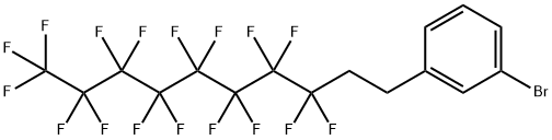 1-BROMO-3-(HEPTADECAFLUORODECYL)BENZENE Struktur