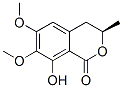 (R)-3,4-Dihydro-8-hydroxy-6,7-dimethoxy-3-methyl-1H-2-benzopyran-1-one Struktur