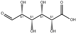 (2S,3R,4R,5S)-2,3,4,5-tetrahydroxy-6-oxo-hexanoic acid Struktur