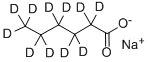 SODIUM HEXANOATE-D11 Struktur