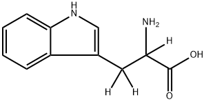 DL-TRYPTOPHAN-2,3,3-D3 Struktur