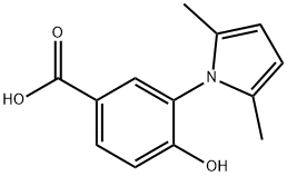 3-(2,5-DIMETHYL-PYRROL-1-YL)-4-HYDROXY-BENZOIC ACID Struktur