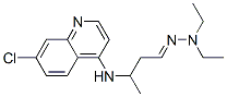 7-chloro-N-[4-(diethylhydrazinylidene)butan-2-yl]quinolin-4-amine Struktur