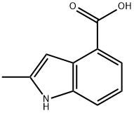 2-Methyl-1H-indole-4-carboxylic acid Struktur