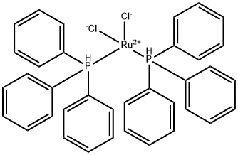 Dichloro(p-Cymene)tricyclohexylphosphineruthenium(II) Struktur