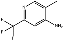 4-aMino-5-Methyl-2-(trifluoroMethyl)pyridine Struktur