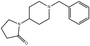 1-(1-Benzylpiperidin-4-yl)pyrrolidin-2-one Struktur