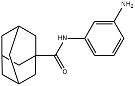 N-(3-aminophenyl)adamantane-1-carboxamide Struktur