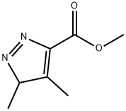 3H-Pyrazole-5-carboxylicacid,3,4-dimethyl-,methylester(9CI) Struktur