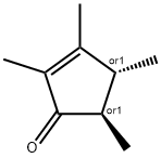 TRANS-2,3,4,5-TETRAMETHYL-2-CYCLOPENTENONE Struktur