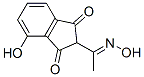 1H-Indene-1,3(2H)-dione, 4-hydroxy-2-[1-(hydroxyimino)ethyl]- (9CI) Struktur