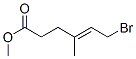 6-Bromo-4-methyl-4-hexenoic acid methyl ester Struktur