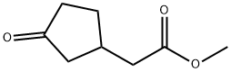 Methyl 2-(3-oxocyclopentyl)acetate Struktur