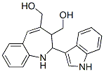 1H-1-Benzazepine-3,4-dimethanol, 2,3-dihydro-2-(1H-indol-3-yl)- Struktur