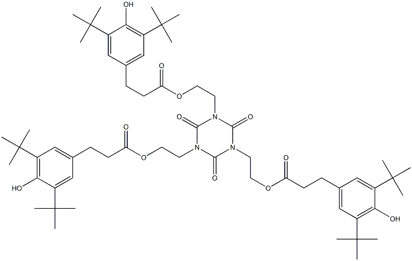 3,5-DI-TERT-BUTYL-4-HYDROXY-HYDROCINNAMIC ACID TRIESTER OF 1,3,5-TRIS(2-HYDROXYETHYL)-S-TRIAZINE-2,4,6-(1H,3H,5H)-TRIONE price.