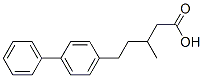 5-(4-ビフェニリル)-3-メチル吉草酸 化學(xué)構(gòu)造式