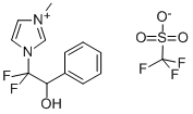 1-(1,1-DIFLUORO-2-HYDROXY-2-PHENYL-ETHYL)-3-METHYL-IMIDAZOLIUM TRIFLATE Struktur