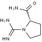 2-Pyrrolidinecarboxamide,1-(aminoiminomethyl)-,(2S)-(9CI) Struktur