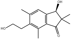 [R,(-)]-2,3-Dihydro-3-hydroxy-6-(2-hydroxyethyl)-2,2,5,7-tetramethyl-1H-indene-1-one