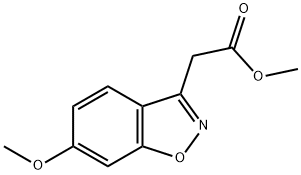 METHYL 2-(6-METHOXYBENZO[D]ISOXAZOL-3-YL)ACETATE Struktur