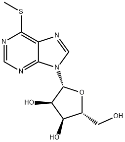 6-METHYLMERCAPTOPURINE RIBOSIDE Struktur