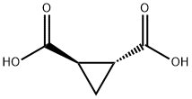 (1R,2R)-1,2-Cyclopropanedicarboxylic acid Struktur