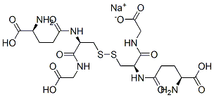 glutathione, sodium salt Struktur