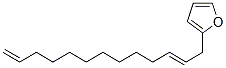 2-(2,12-Tridecadienyl)furan Struktur