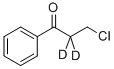 3-CHLOROPROPIOPHENONE(2-D2) Struktur