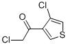 Ethanone, 2-chloro-1-(4-chloro-3-thienyl)- (9CI) Struktur